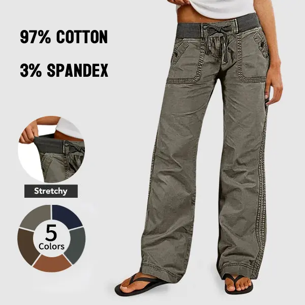 ⚡FINAL SALE⚡ women‘s high stretch mid rise straight pants