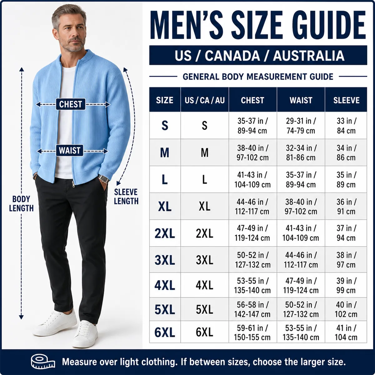 Men's Ribbed Full-Zip Stand-Collar Cardigan