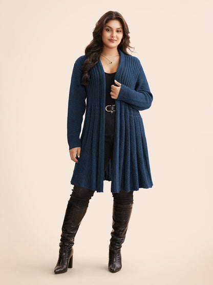 🔥 MAJOR SALE-Women's Textured Long Cardigan – Relaxed Kimono-Style Open Front Sweater