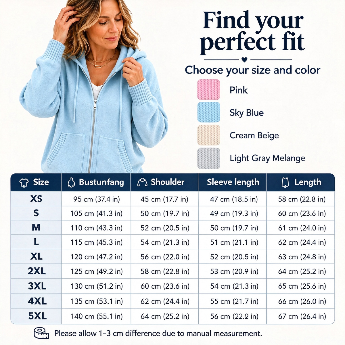 🌸 Women's Long-Sleeve Knit Cardigan with Relaxed Fit & Hood