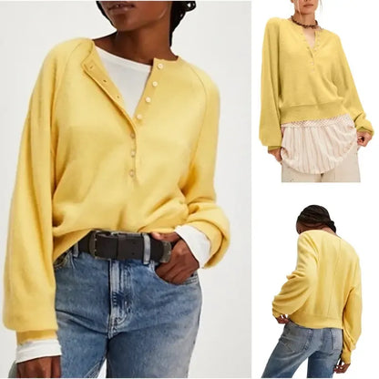 Women's Long Sleeve Knitting Sweater Tops
