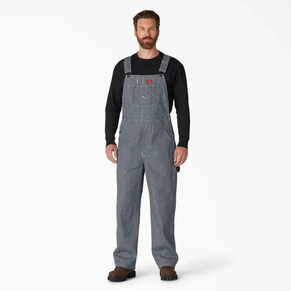 🔥CLEARANCE SALE🔥Men's Heavy-Duty Denim Bib Overalls – Adjustable Straps & Utility Pockets