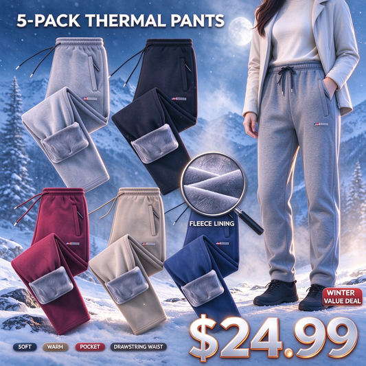 ❄️ Unisex Thickened Warm Fleece Pants