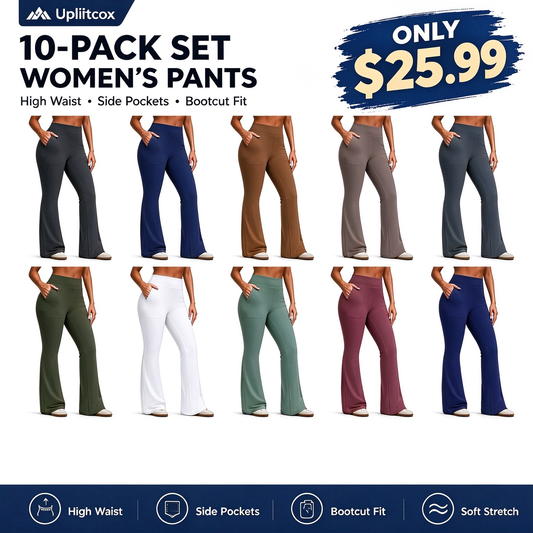 Women's High-Waisted Bootcut Flare Leggings