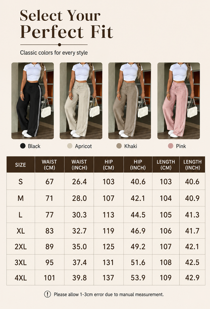 👖Seasonal Style - High-Rise Drawstring Pants