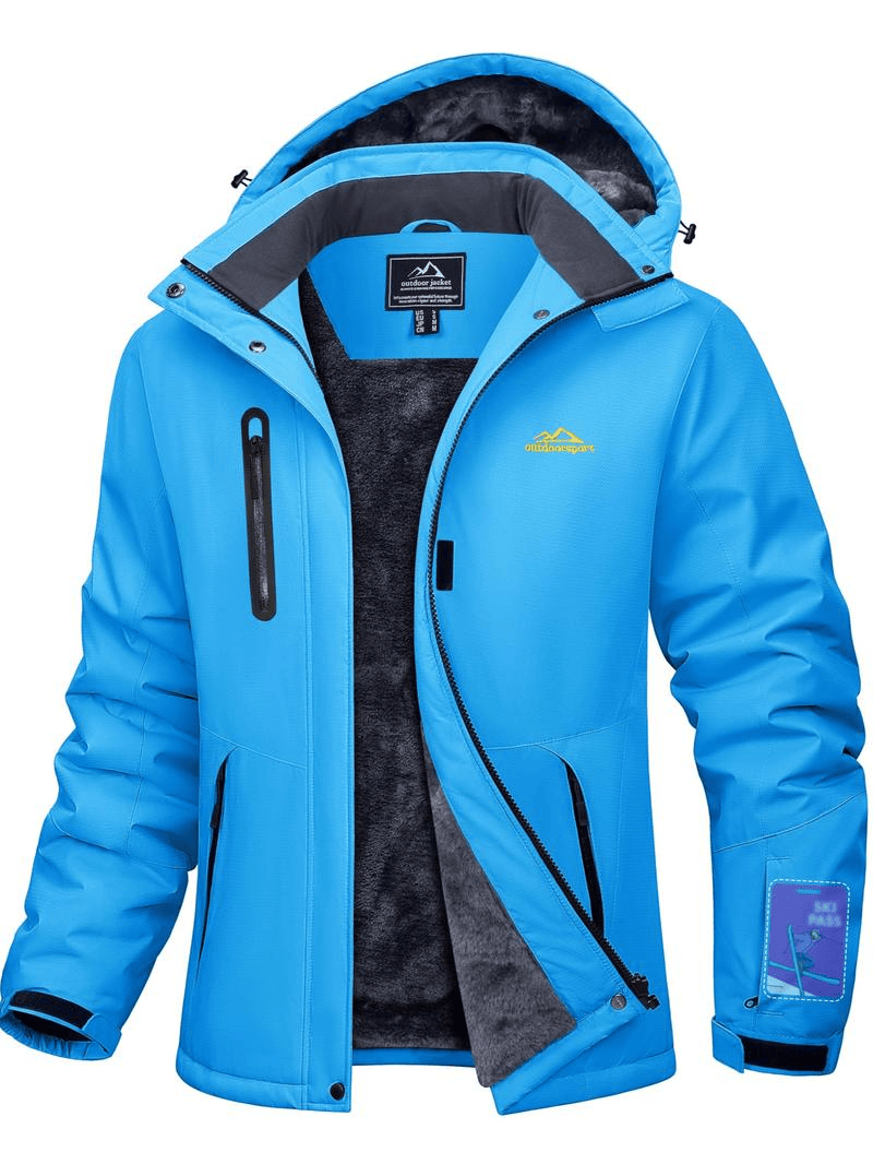 Women's Waterproof Fleece-Lined Winter Jacket
