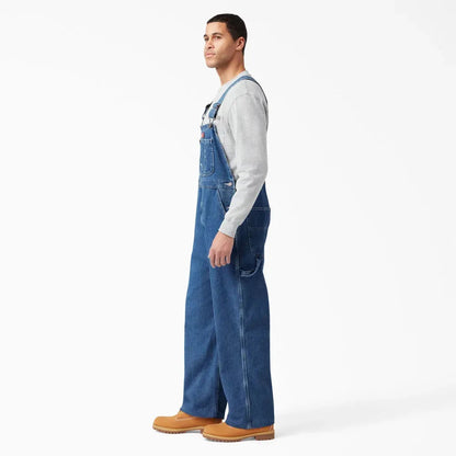 🔥CLEARANCE SALE🔥Men's Heavy-Duty Denim Bib Overalls – Adjustable Straps & Utility Pockets