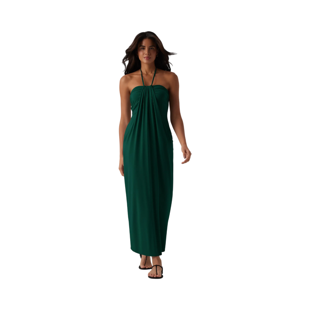 ❤️DEALS FOR YOU-Women's Halter Tie Back Maxi Dress