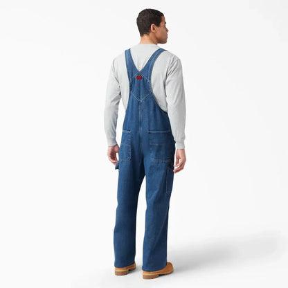 🔥CLEARANCE SALE🔥Men's Heavy-Duty Denim Bib Overalls – Adjustable Straps & Utility Pockets