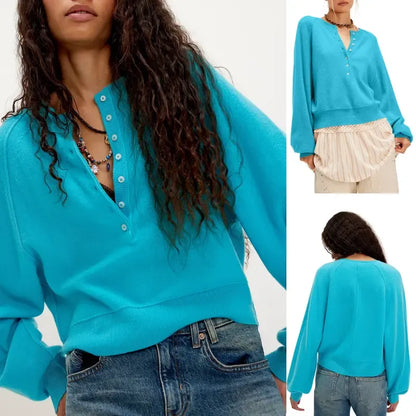 Women's Long Sleeve Knitting Sweater Tops