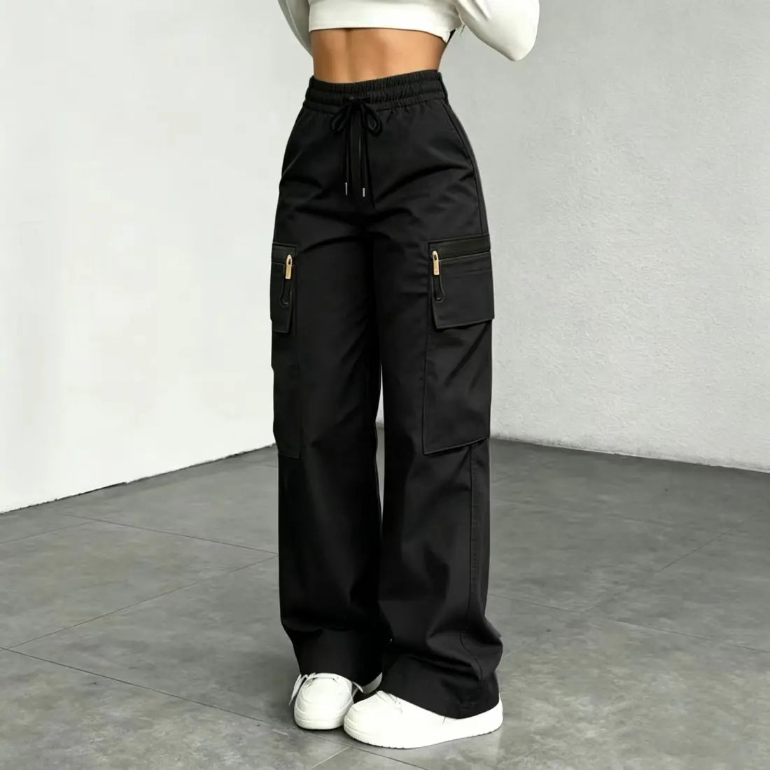 ⚡FINAL SALE 🔥Women's lightweight loose cargo pants with multiple pockets
