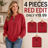 4-Piece Red Set - $19.99
