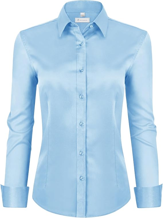 Womens Classic-Fit Dress Shirts