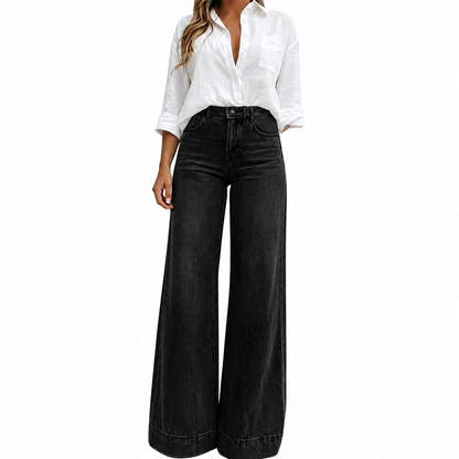 ✨ Leg-Lengthening Wide-Leg Jeans