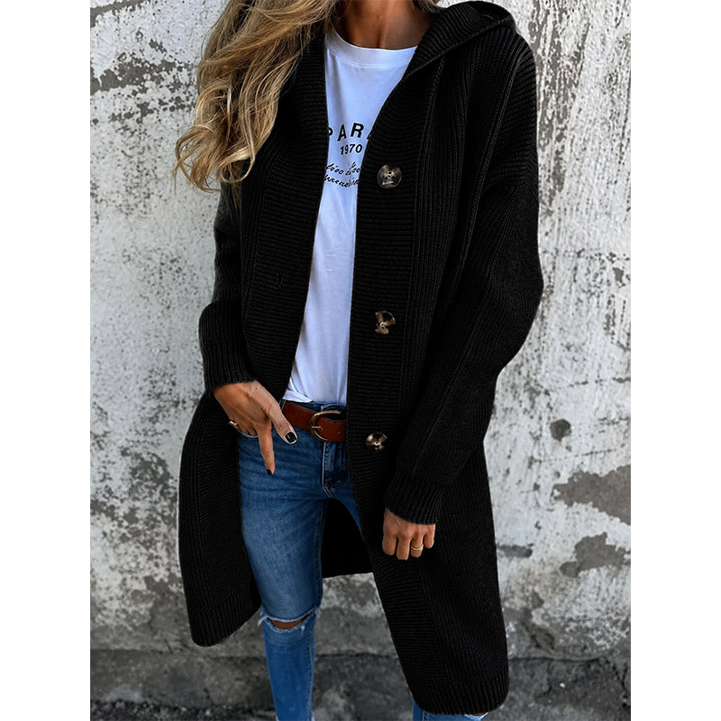 Women's Knit Button-Up Cardigan