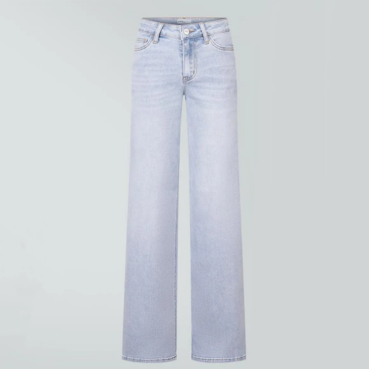 "Rise Baggy Stretchy Wide Leg Jeans"