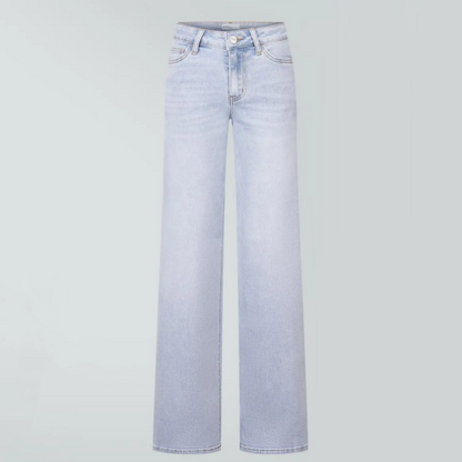 "Rise Baggy Stretchy Wide Leg Jeans"
