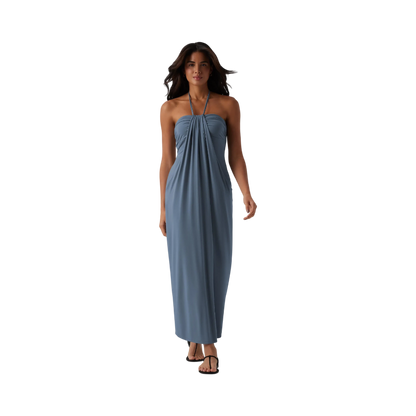 ❤️DEALS FOR YOU-Women's Halter Tie Back Maxi Dress