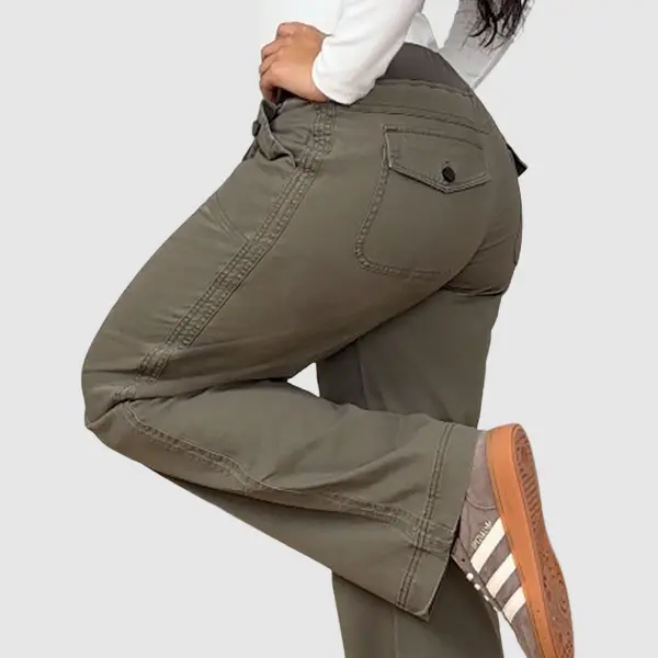 ⚡FINAL SALE⚡ women‘s high stretch mid rise straight pants