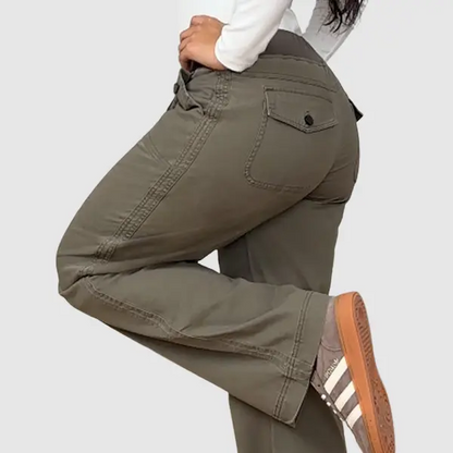 ⚡FINAL SALE⚡ women‘s high stretch mid rise straight pants