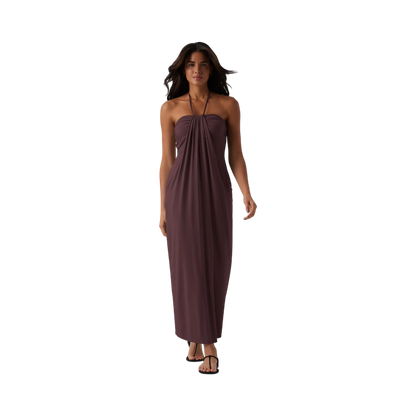 ❤️DEALS FOR YOU-Women's Halter Tie Back Maxi Dress