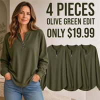 4-Piece Olive Green Set - $19.99