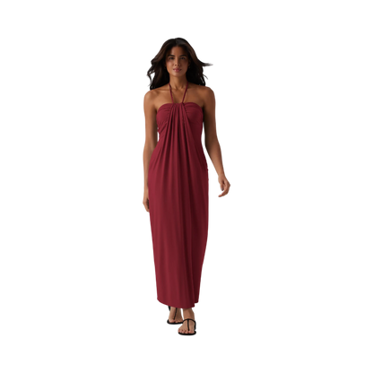 ❤️DEALS FOR YOU-Women's Halter Tie Back Maxi Dress