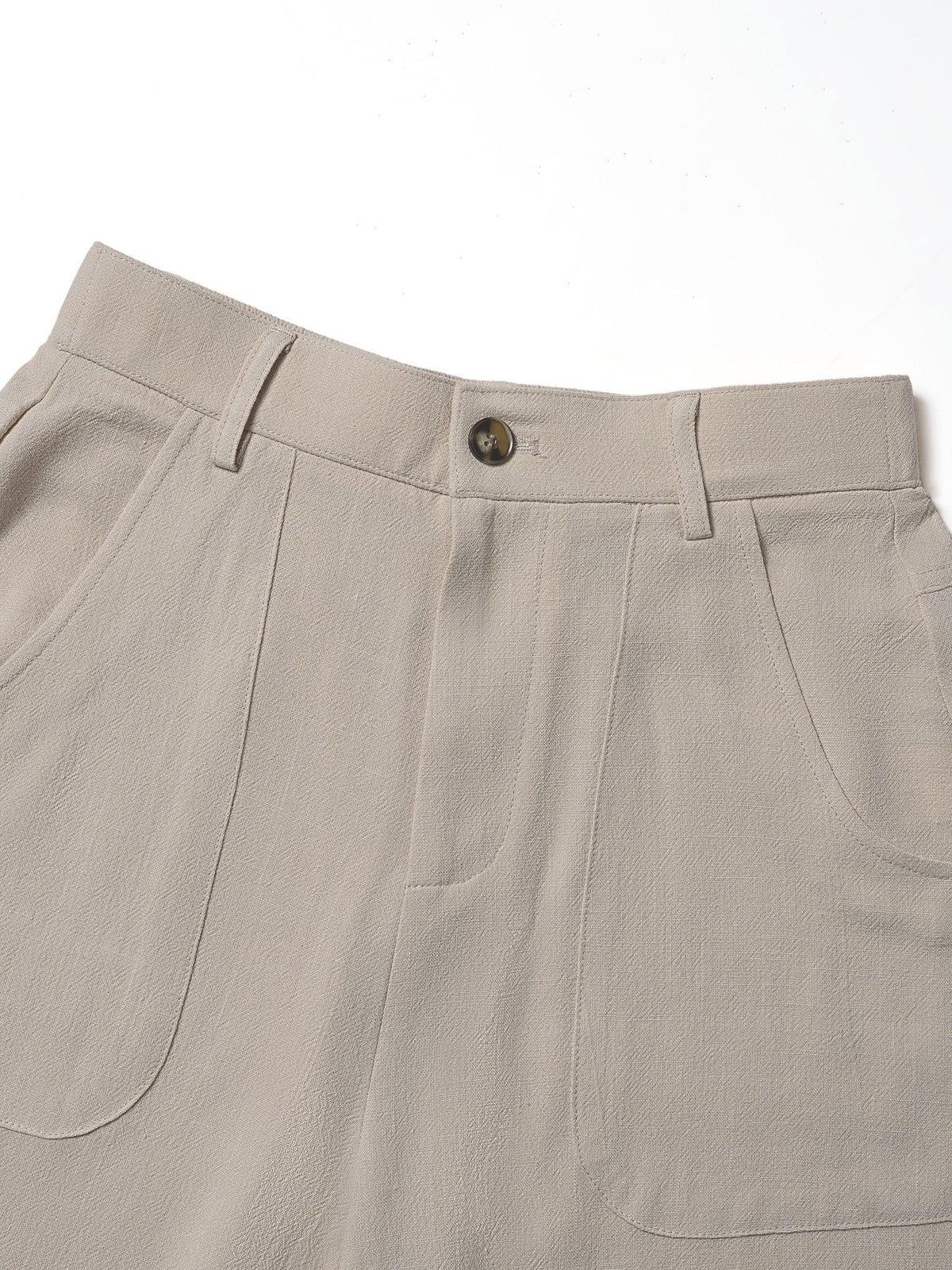 Women's High Waist Linen Palazzo Wide Leg Pants