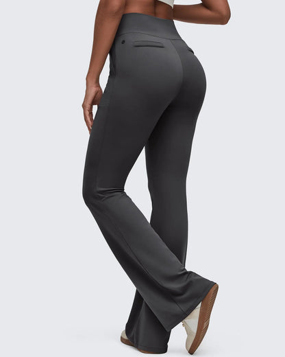 Women's High-Waisted Bootcut Flare Leggings