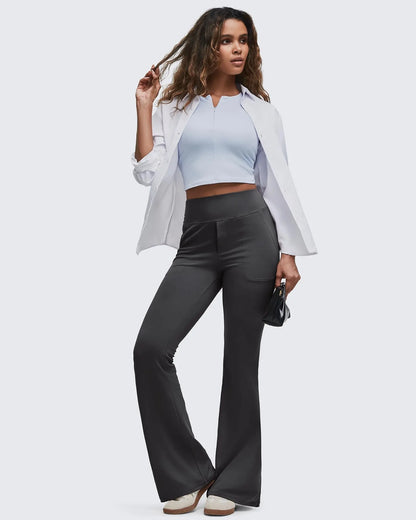 Women's High-Waisted Bootcut Flare Leggings