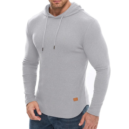 Mens Fashion Hoodies Fleece Long Sleeve Athletic Sweatshirt Pullover T Shirts