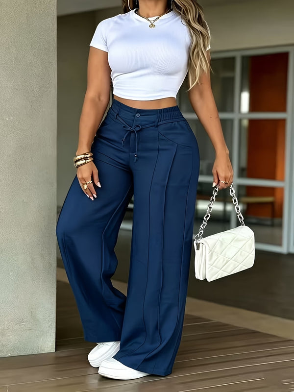 🔥 Today's Hot Deal! Women's High-Waisted Straight-Leg Pants – Flattering Fit & Everyday Comfort