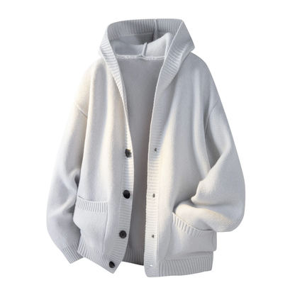 Heavyweight Button Hooded Sweatshirt serenecsn