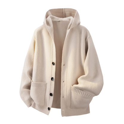Heavyweight Button Hooded Sweatshirt serenecsn