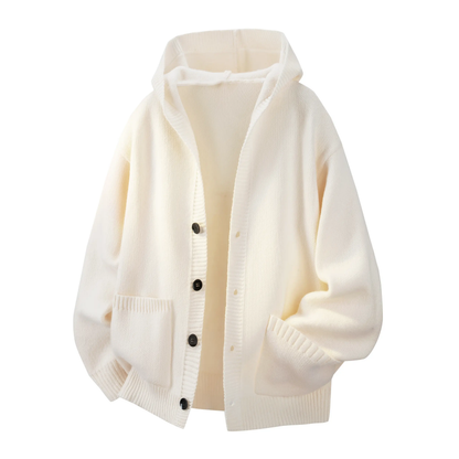 Heavyweight Button Hooded Sweatshirt serenecsn