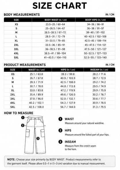 Women's Straight Leg Multi-Pocket Cargo Work Pants