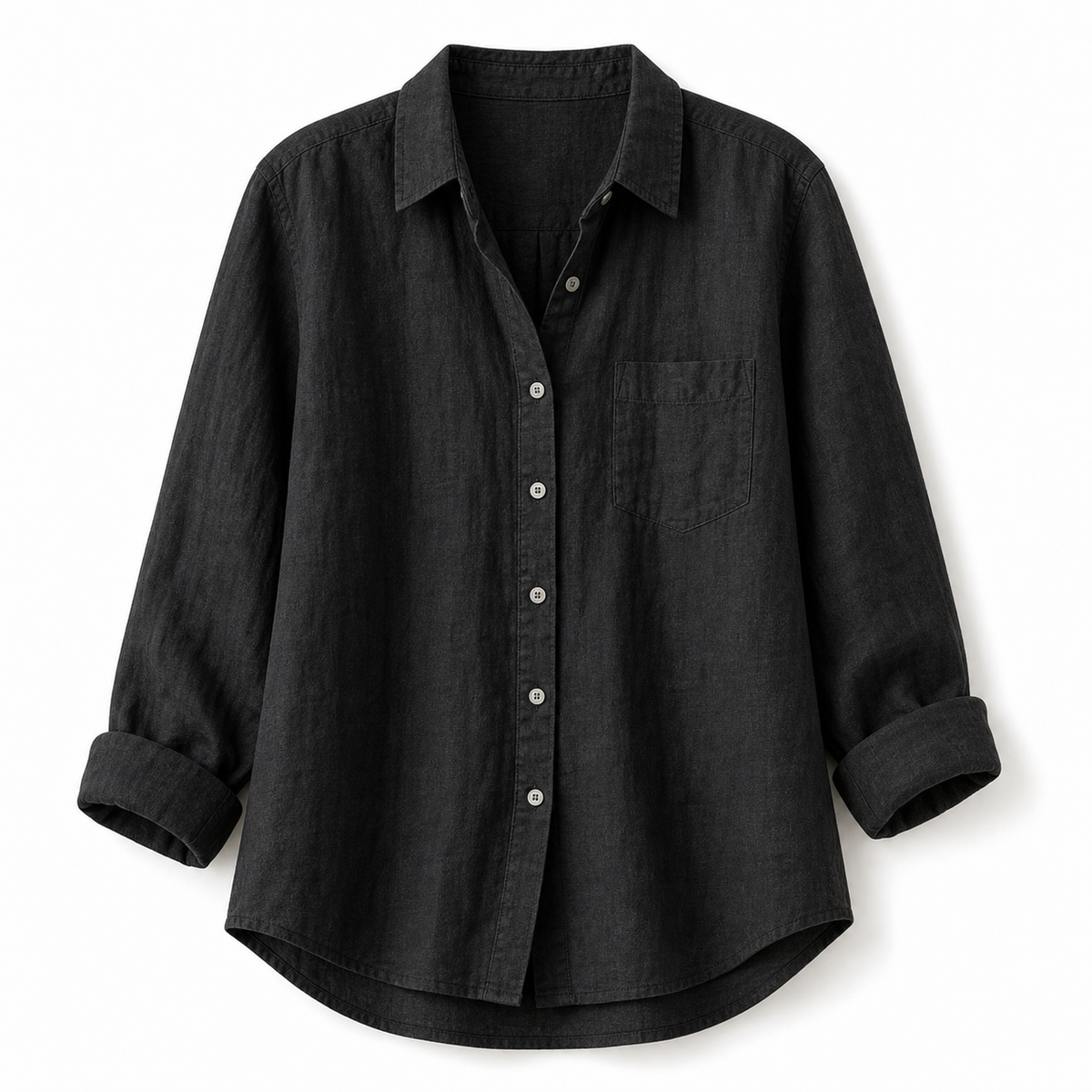 ⏰Clearance Sale⚡Women's Lightweight & Breathable Linen Shirt (Short-Sleeve / Long-Sleeve)