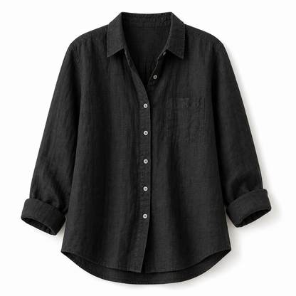 ⏰Clearance Sale⚡Women's Lightweight & Breathable Linen Shirt (Short-Sleeve / Long-Sleeve)