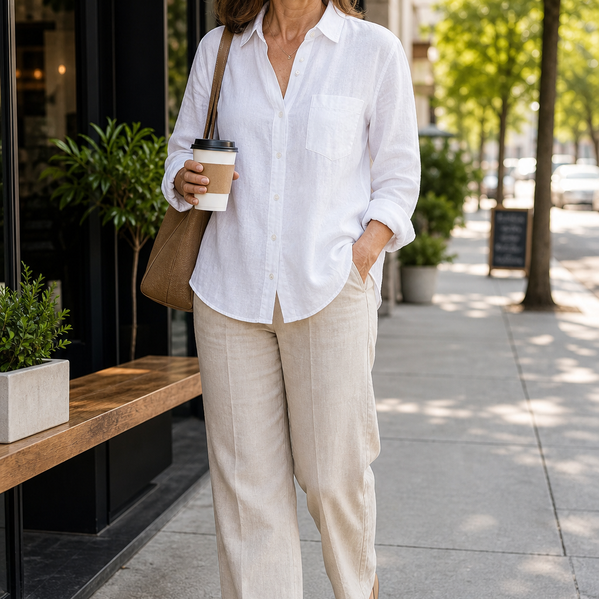 ⏰Clearance Sale⚡Women's Lightweight & Breathable Linen Shirt (Short-Sleeve / Long-Sleeve)