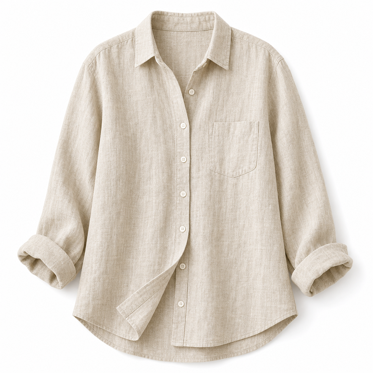 ⏰Clearance Sale⚡Women's Lightweight & Breathable Linen Shirt (Short-Sleeve / Long-Sleeve)