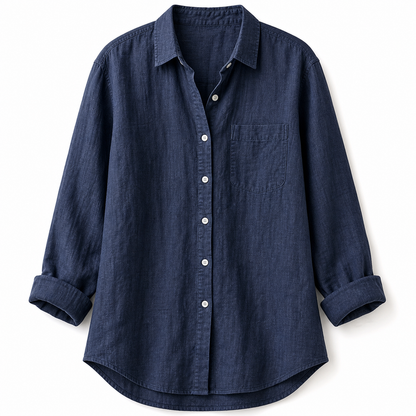 ⏰Clearance Sale⚡Women's Lightweight & Breathable Linen Shirt (Short-Sleeve / Long-Sleeve)