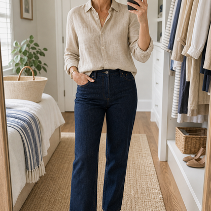 ⏰Clearance Sale⚡Women's Lightweight & Breathable Linen Shirt (Short-Sleeve / Long-Sleeve)