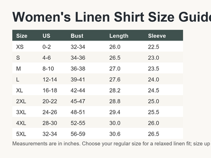 ⏰Clearance Sale⚡Women's Lightweight & Breathable Linen Shirt (Short-Sleeve / Long-Sleeve)