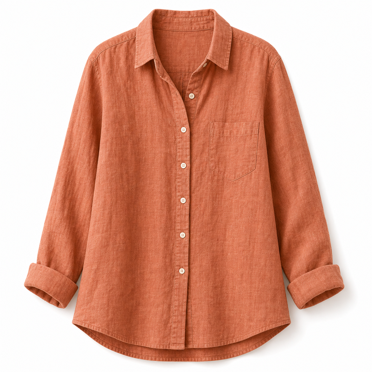⏰Clearance Sale⚡Women's Lightweight & Breathable Linen Shirt (Short-Sleeve / Long-Sleeve)