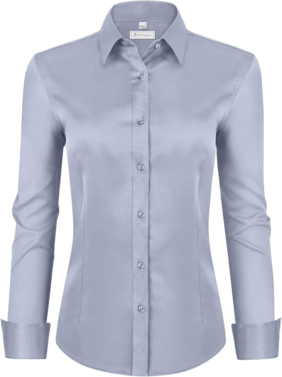 Womens Classic-Fit Dress Shirts