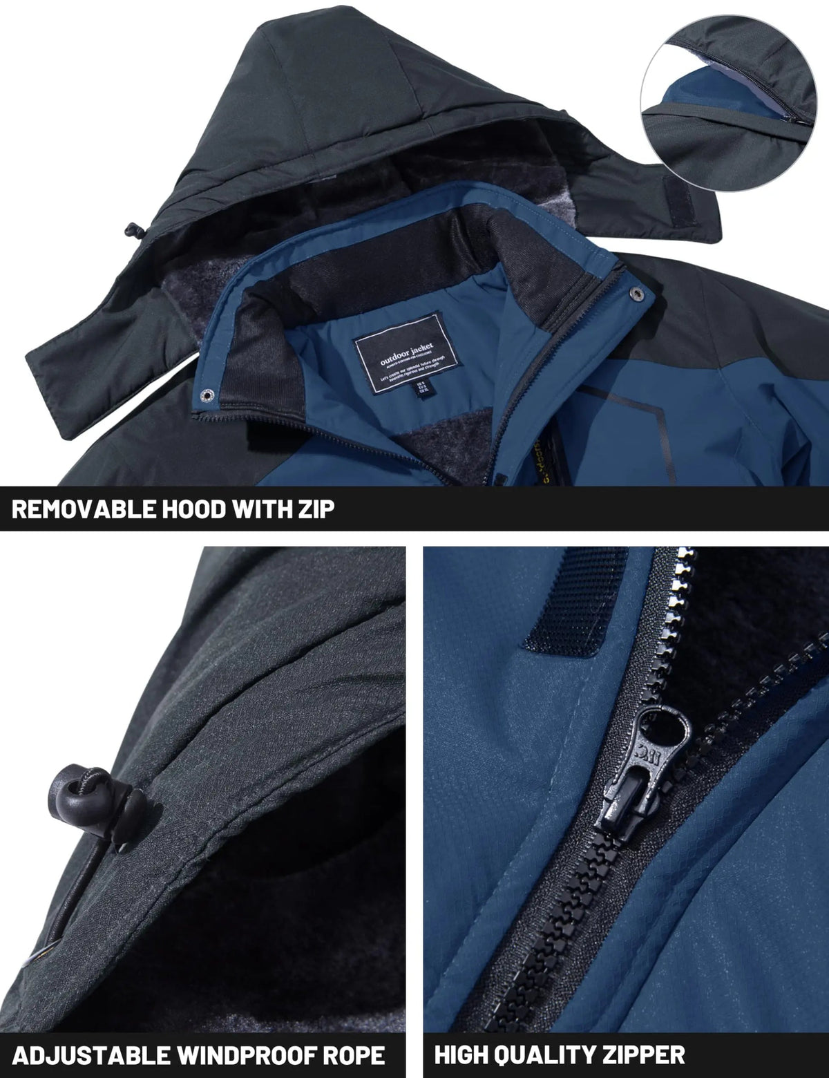 🔥 BESTSELLER | 6PCS $25.99 | Men's Fleece-Lined Outdoor Jacket