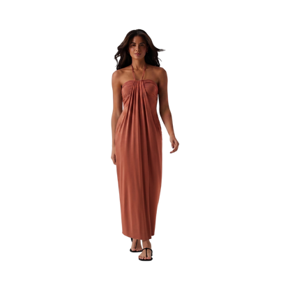 ❤️DEALS FOR YOU-Women's Halter Tie Back Maxi Dress