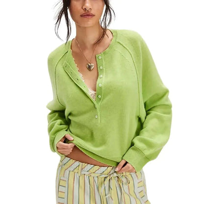 Women's Long Sleeve Knitting Sweater Tops