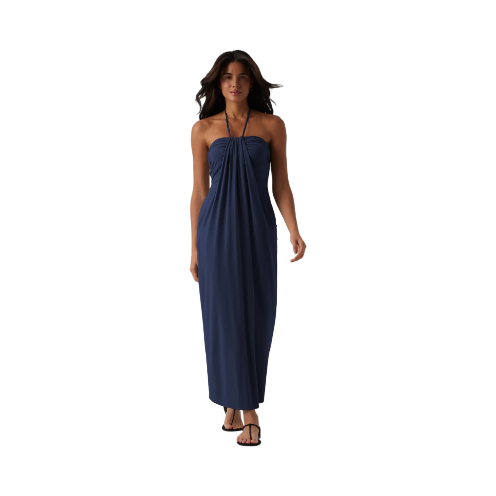 ❤️DEALS FOR YOU-Women's Halter Tie Back Maxi Dress