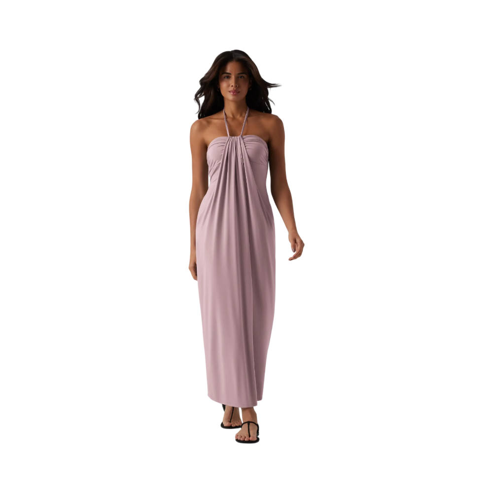 ❤️DEALS FOR YOU-Women's Halter Tie Back Maxi Dress